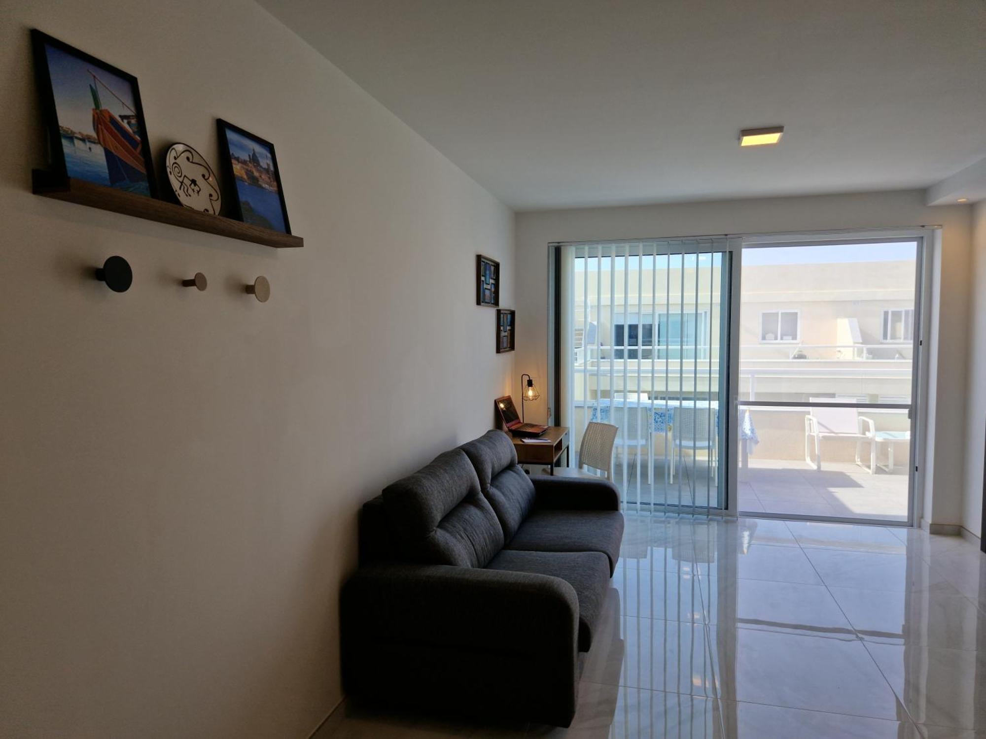 Sea View New Penthouse Terrace & Garage Parking Apartment St. Paul's Bay Exterior photo